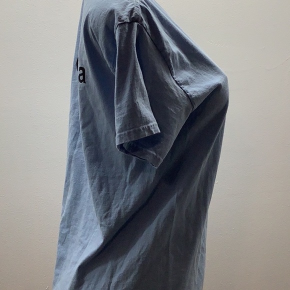 Hanes Size Medium Body Positivity Awareness Blue Graphic T-Shirt. Preloved - Picture 2 of 5